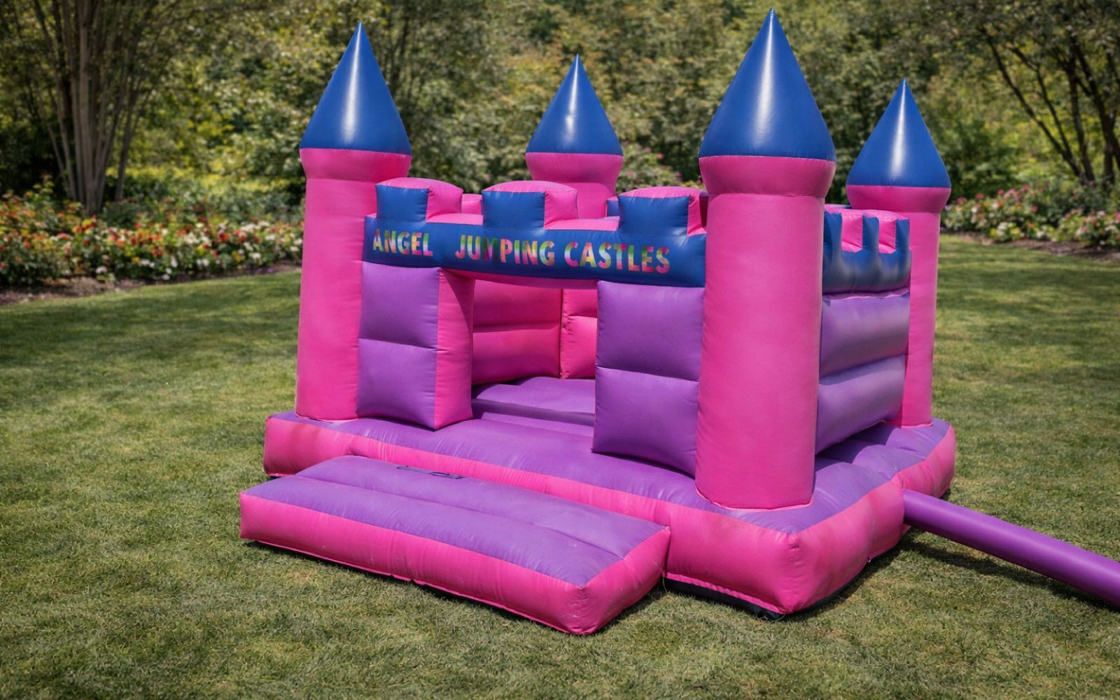 Pink 2 in 1 Jumping Castle